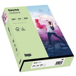 Bild von Multifunktionspapier tecno® colors - A4, 160 g/qm, mittelgrün, 250 Blatt