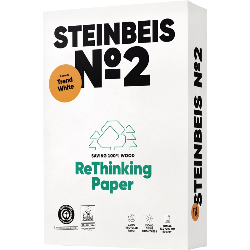 Bild von Steinbeis Kopierpapier No.2 ISO 80 K1501666080A A4 500Bl.