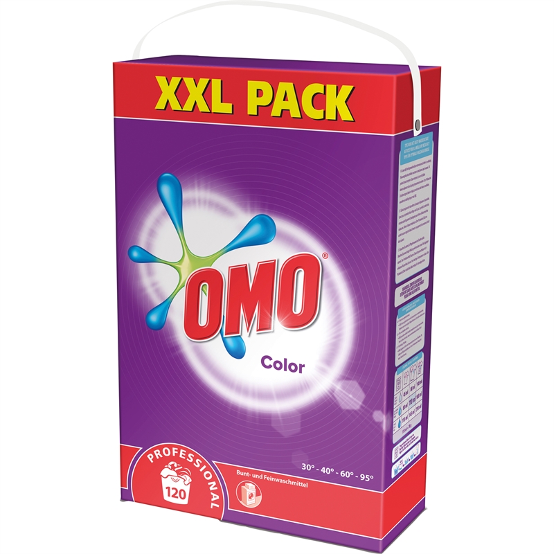 Bild von Omo Waschpulver Professional Color 100963000 120 Wäschen