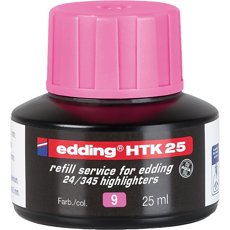 Bild von edding Nachfülltusche HTK25 4-HTK25009 25ml rosa