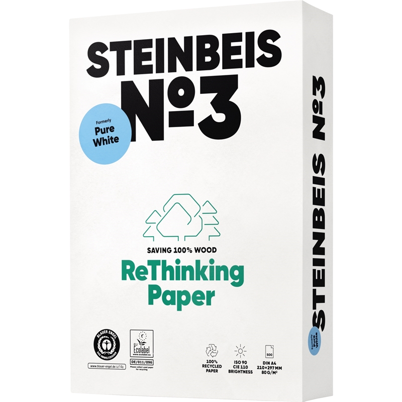 Bild von Steinbeis Kopierpapier No.3 ISO 90 K1601666080A A4 500Bl.