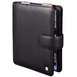 Zeige Details für Bind® Manager-Planer A5, Nappaleder, schwarz, mit Magnetverschluss Bild von Bind® Manager-Planer A5, Nappaleder, schwarz, mit Magnetverschluss