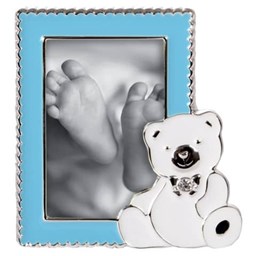 Bild von Bilderrahmen Baby Sweet Bear - 1 Foto 5 x 8, blau