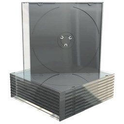 Bild von Mediarange CD-Leerhülle, schmal, für 1 Disc, 5.2mm, maschinenfähig, schwarzes Tray