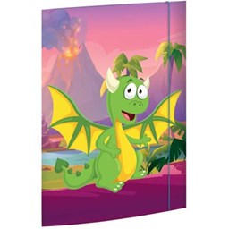 Bild von Zeichenmappe Little Dragons - A3, 3 Klappen mit Gummizug, Karton