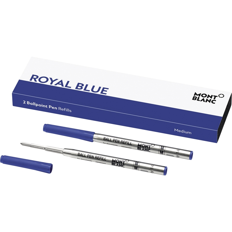 Bild von Montblanc Kugelschreibermine Farbe: blau (royalblau) Strichstärke: M (2 Stück)