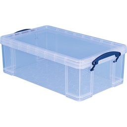 Zeige Details für Really Useful Box Aufbewahrungsbox 12C 46,5x27x15,5cm 12l transparent Bild von Really Useful Box Aufbewahrungsbox 12C 46,5x27x15,5cm 12l transparent