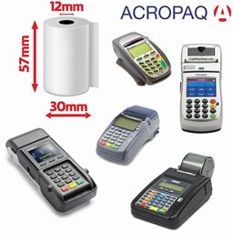 Zeige Details für Acropaq Kassenrollen Thermal 57mmx30mx12mm 8,5m (1x20=20) Bild von Acropaq Kassenrollen Thermal 57mmx30mx12mm 8,5m (1x20=20)