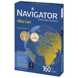 Zeige Details für Navigator Office Card - A4, 160 g/qm, weiß, 250 Blatt Bild von Navigator Office Card - A4, 160 g/qm, weiß, 250 Blatt