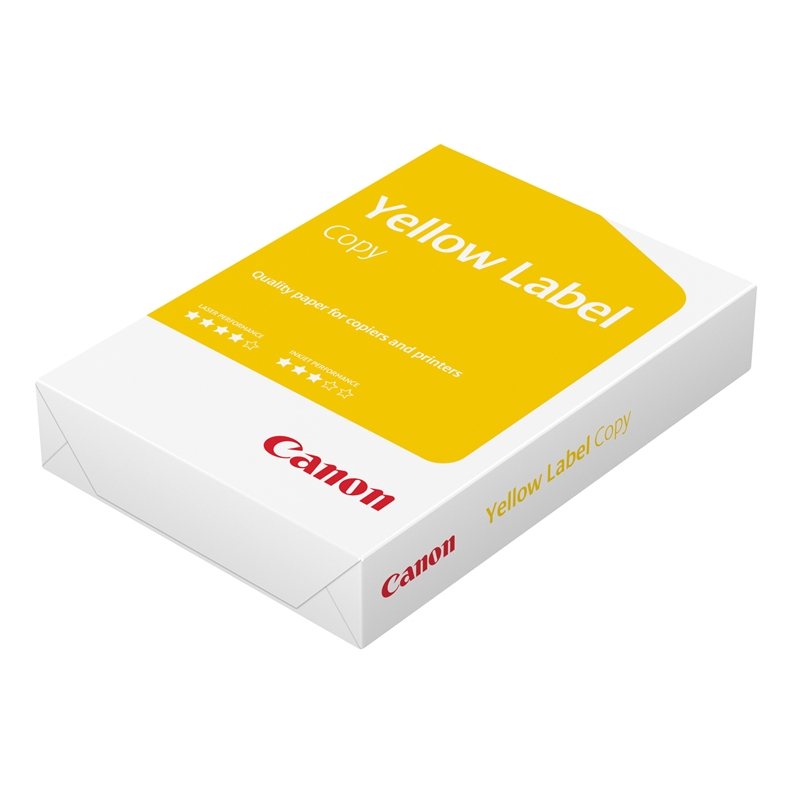 Bild von Canon Kopierpapier Yellow Label 80823A80S A4 80g 500 Bl./Pack.