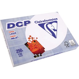 Bild von Clairefontaine Farblaserpapier DCP 1857SC DIN A4 250g ws 125 Bl./Pack.