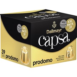 Zeige Details für Dallmayr Kaffeekapsel capsa Prodomo XXL 111039000 39 St./Pack. Bild von Dallmayr Kaffeekapsel capsa Prodomo XXL 111039000 39 St./Pack.