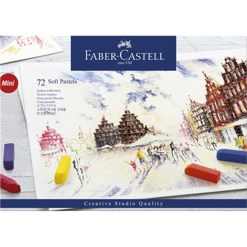 Bild von AW Faber Castell Softpastellkreiden mini, 72er Etui