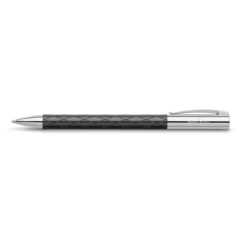 Bild von AW Faber Castell Ambition Rhombus Drehkugelschreiber, B, schwarz