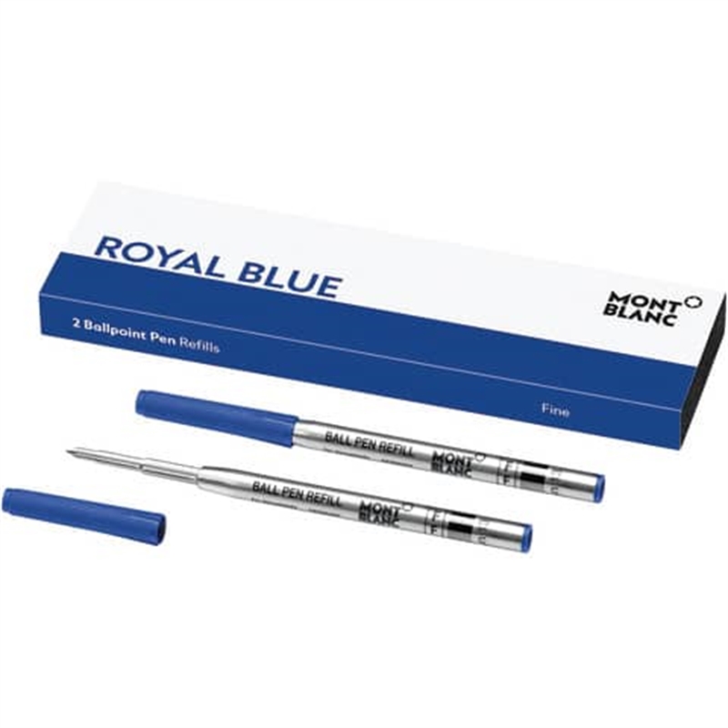 Bild von Montblanc Kugelschreibermine Farbe: blau (royalblau) Strichstärke: F (2 Stück)
