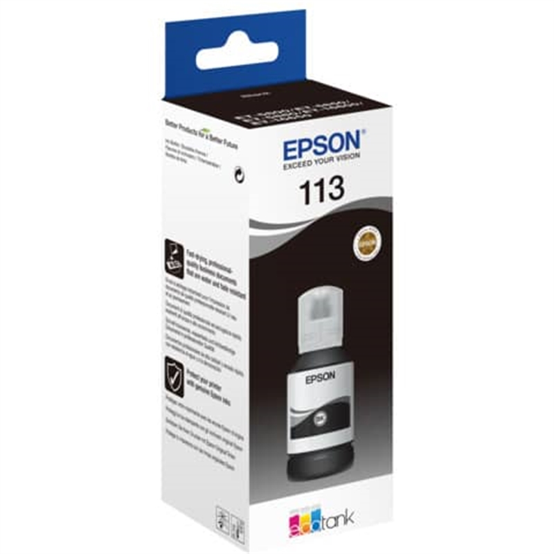 Bild von Original Epson Tintenflasche schwarz (C13T06B140,113,T06B1,T06B140)