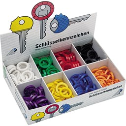 Zeige Details für WEDO Schlüsselkennring 2628008 Kunststoff sortiert 200 St./Pack. Bild von WEDO Schlüsselkennring 2628008 Kunststoff sortiert 200 St./Pack.