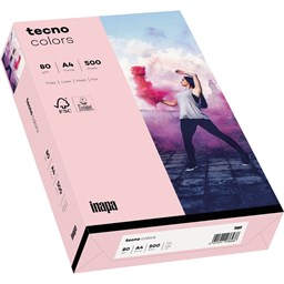 Zeige Details für inapa tecno Kopierpapier colors 2100011400 A4 80g hellrosa 500Bl. Bild von inapa tecno Kopierpapier colors 2100011400 A4 80g hellrosa 500Bl.