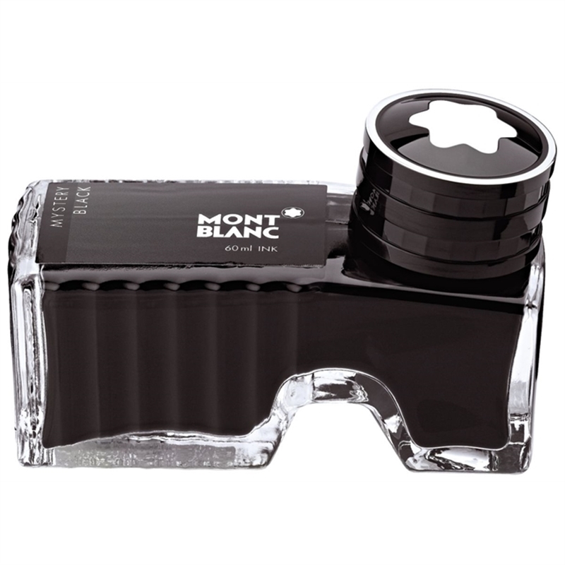 Bild von MontBlanc Tinte - 60 ml Glasflacon, mystery black