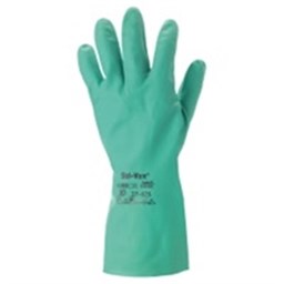 Zeige Details für Chemikalienschutzhandschuhe SolVex 37-675, Nitril, Größe 7, grün, 12 Paar Bild von Chemikalienschutzhandschuhe SolVex 37-675, Nitril, Größe 7, grün, 12 Paar
