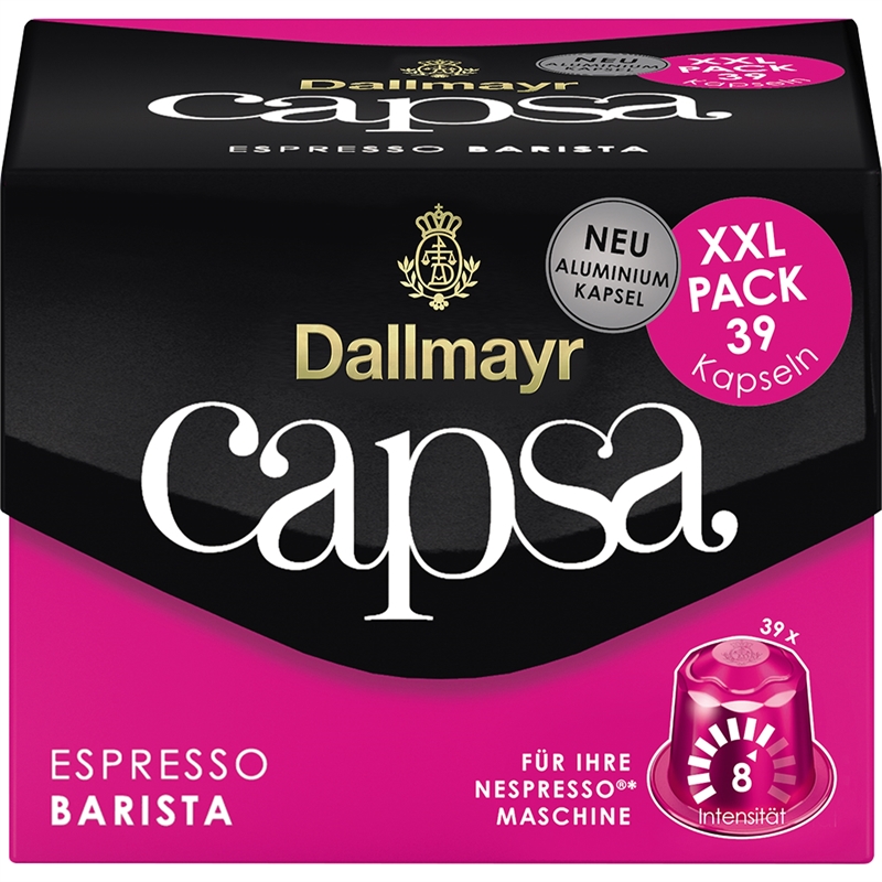 Bild von Dallmayr Kaffeekapsel capsa Barista XXL 101039000 39 St./Pack.