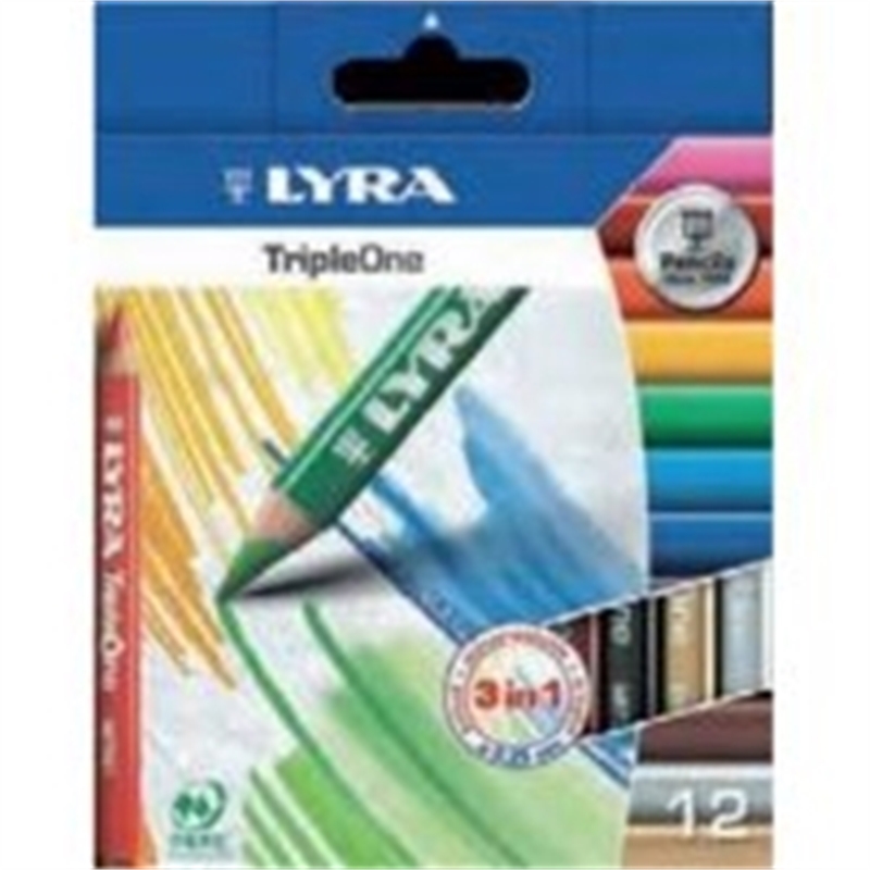 Bild von Farbstift Lyra L3641121, Triple One, sortiert, 12 Stück