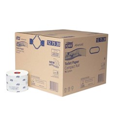 Zeige Details für Tork® Toilettenpapier Midi für T6 System - weich, 2-lagig, 27 Rollen á 100 m Bild von Tork® Toilettenpapier Midi für T6 System - weich, 2-lagig, 27 Rollen á 100 m