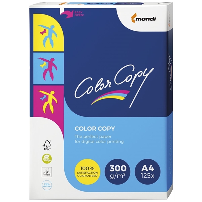 Bild von Mondi ColorCopy® - A4, 300 g/qm, weiß, 125 Blatt