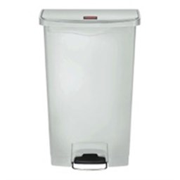 Zeige Details für Tretabfalleimer RPC 1883559, Slim Jim, Fassungsvermögen: 68L, Kunststoff, weiß Bild von Tretabfalleimer RPC 1883559, Slim Jim, Fassungsvermögen: 68L, Kunststoff, weiß