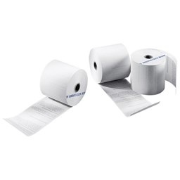 Zeige Details für Thermokassenrolle 4021 57mmx9m EC weiß 5 St./Pack. Bild von Thermokassenrolle 4021 57mmx9m EC weiß 5 St./Pack.