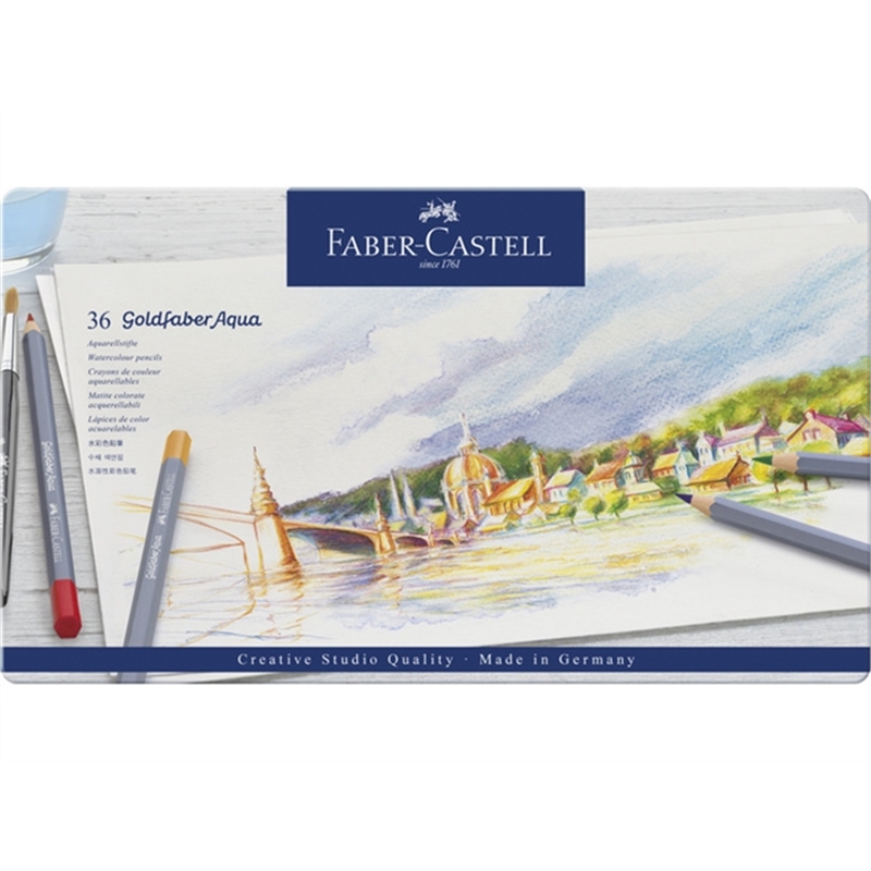Bild von Goldfaber Aqua Aquarellstift - 36er Metalletui