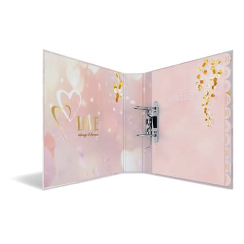 Bild von 15410 Motivordner Love Story - A4, mit Register