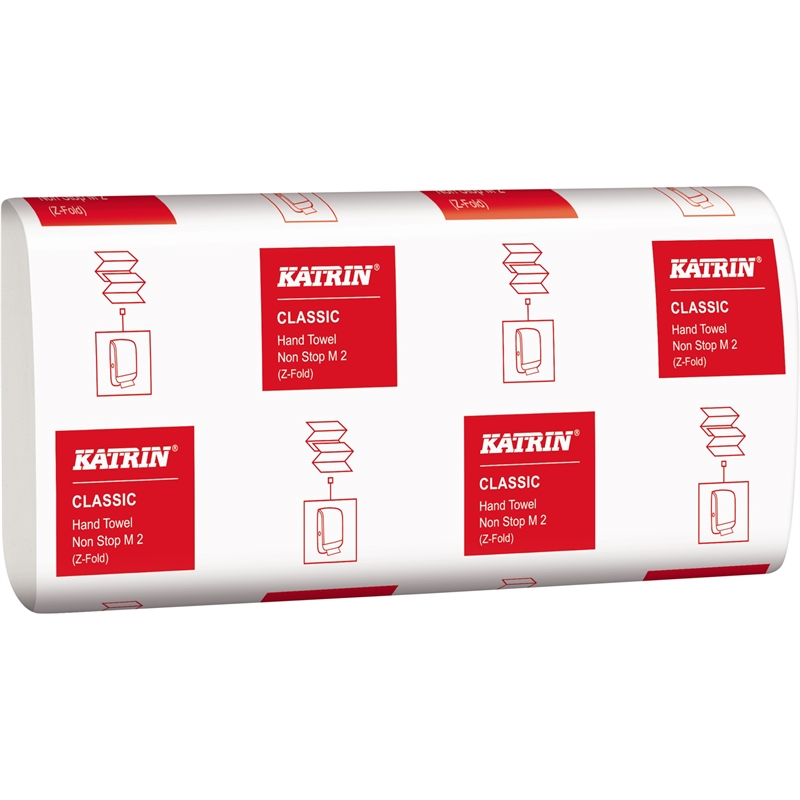 Bild von Katrin Papierhandtuch Classic M 61617 2lg 20,3x24cm ws 4.000 Bl./Pa